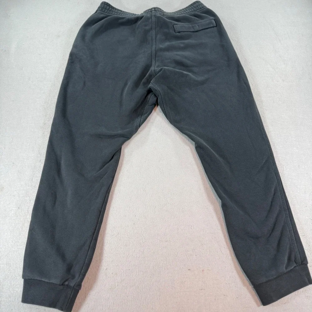 Nike Kids Fleece Jogger Sweatpants‎ Boys M Black Swoosh Snap Pocket